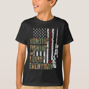 Jacht Vist het dagelijks leven van de Amerikaan De T-shirt