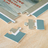 Jacht Vist Poster Jigzaag Puzzle Legpuzzel (Zijkant)