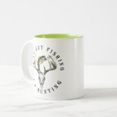 Jacht Vist Tweekleurige Koffiemok (Voorkant links)