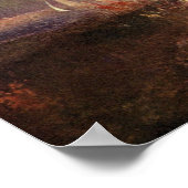 Jacht voor de kust - Joseph Mallord Turner Poster (Hoek)