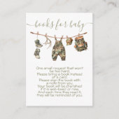 Jacht waslijn Boeken voor Baby Informatiekaartje (Voorkant)