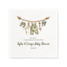 Jacht waslijn camouflage jongens babyshower