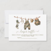 Jacht waslijn Luier Raffle kaart (Voorkant)