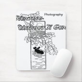 "Jacht zonder pistool" Muismat (Met muis)