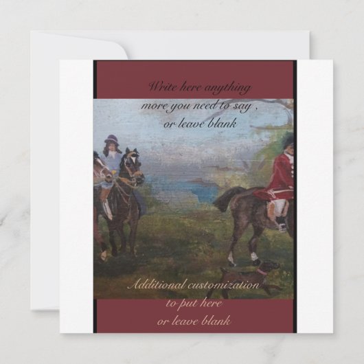 jachtbal kaart (Achterkant)