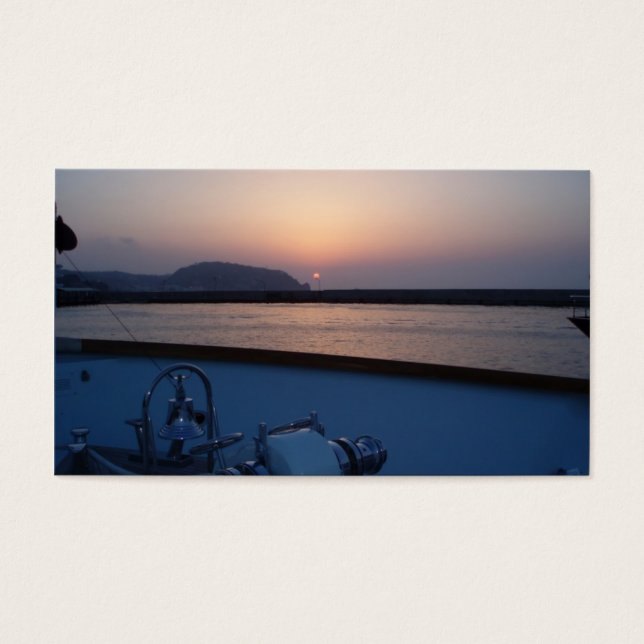 Jachtbemanning Visitekaartjes (Voorkant)