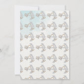 Jachtboot Cruise Verjaardagsfeest Bedankkaart (Achterkant)