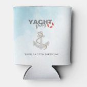 Jachtboot Cruise Verjaardagsfeest Blikjeskoeler (Voorkant)