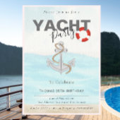 Jachtboot Cruise Verjaardagsfeest Kaart