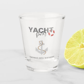 Jachtboot Cruise Verjaardagsfeest Shot Glas