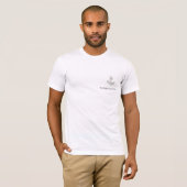 Jachtboot Cruise Verjaardagsfeest T-shirt (Voorkant volledig)