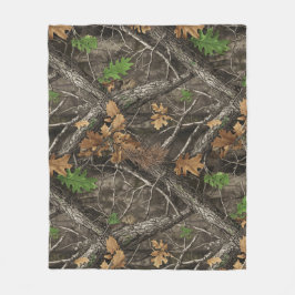 Jachtcamouflagepatroon Fleece Deken