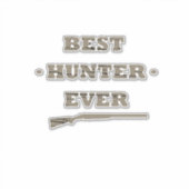 jachtcitaten jachtjager jager gezegde sticker (Voorkant)