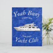 Jachtclub Yeah Boei (Staand voorkant)