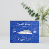 Jachtclub Yeah Boei Briefkaart (Staand voorkant)