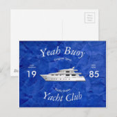 Jachtclub Yeah Boei Briefkaart (Voorkant / Achterkant)