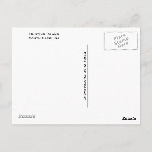 jachteilandenmoeras briefkaart (Achterkant)