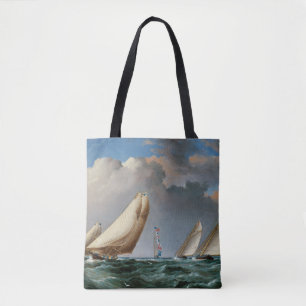 jachten die het teken draaien tote bag