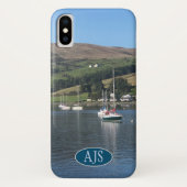 Jachten in een baai in Schotland. Case-Mate iPhone Case (Achterkant)