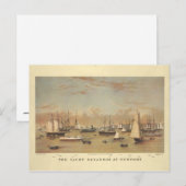 jachten in Newport Briefkaart (Voorkant / Achterkant)