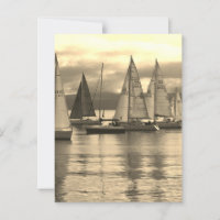 jachten in Rothesay Bay, Schotland.