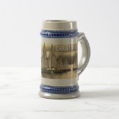 jachten met Sepia-effect. Naam toevoegen. Bierpul (Voorkant rechts)