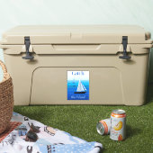 Jachten Onder Zeil, Vang de Wind Sticker (Koeler)