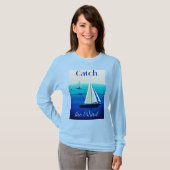 Jachten Onder Zeil, Vang de Wind T-shirt (Voorkant volledig)