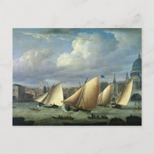 jachten van de Cumberland-vloot die beginnen Briefkaart