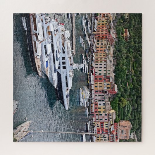 jachten van Portofino - 20x20 - 676 stuks Legpuzzel (Horizontaal)