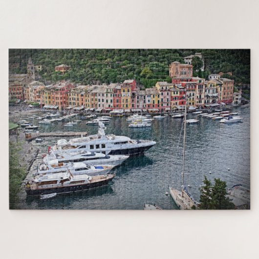 jachten van Portofino - Italië - 20x30 - pc 1014 Legpuzzel (Horizontaal)