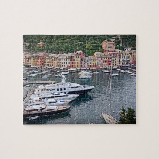 jachten van Portofino, Italië - 8 x 10 - 110 stuks Legpuzzel (Horizontaal)