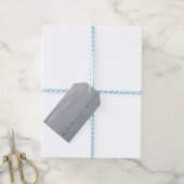 Jachten wedstrijd boten in een lijn cadeaulabel (Met Touw)