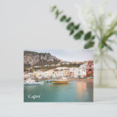 Jachthaven Grande, Capri, Campania, Italië Briefkaart (Staand voorkant)
