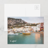 Jachthaven Grande, Capri, Campania, Italië Briefkaart (Voorkant / Achterkant)