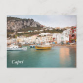 Jachthaven Grande, Capri, Campania, Italië Briefkaart (Voorkant)