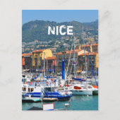 Jachthaven in Nice, Frankrijk Briefkaart (Voorkant)