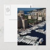Jachthaven, Monaco Briefkaart (Voorkant / Achterkant)