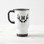 jachthert monogram antlers reizen mug reisbeker (Links)
