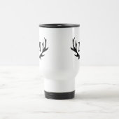 jachthert monogram antlers reizen mug reisbeker (Center)