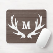 jachthertengeweien monogram muispad muismat (Met muis)