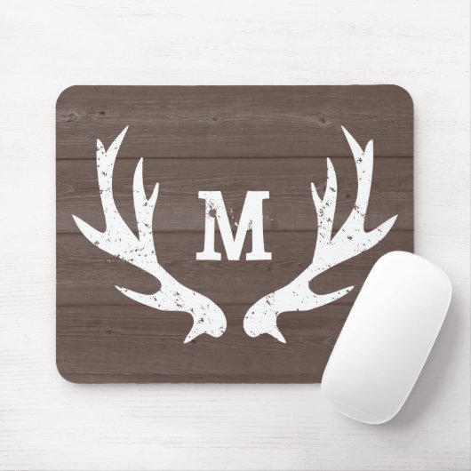  jachthertengeweien monogram muispad muismat (Met muis)