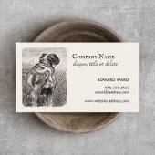 Jachthond en fazant visitekaartje