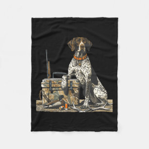 Jachthond Inter Vogelhond Eend Jager Camo Retrieve Fleece Deken