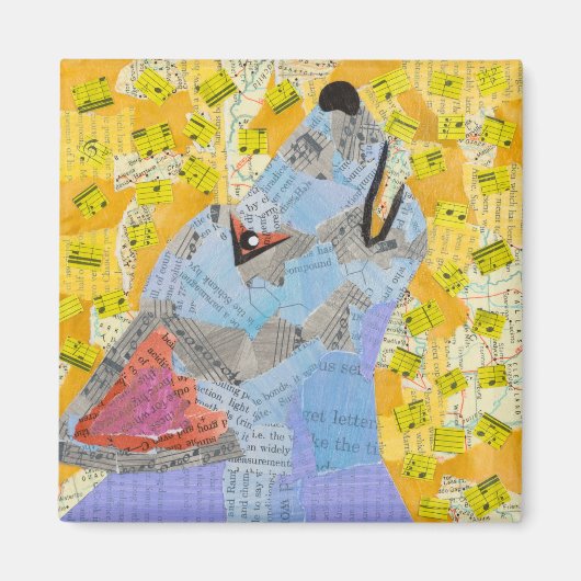 jachthond magneet (Voorkant)