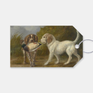 Jachthonden (door Carlo Ademollo) Cadeaulabel