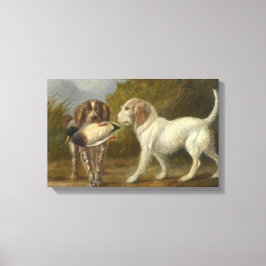 Jachthonden (door Carlo Ademollo) Canvas Afdruk