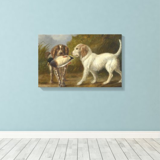 Jachthonden (door Carlo Ademollo) Canvas Afdruk (Insitu (Houten vloer))
