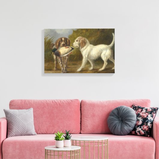 Jachthonden (door Carlo Ademollo) Canvas Afdruk (Insitu (Woonkamer))