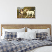 Jachthonden (door Carlo Ademollo) Canvas Afdruk (Insitu (Slaapkamer))